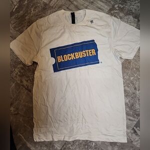 New Blockbuster Video Be Kind Rewind Logo Mens Medium Shirt New